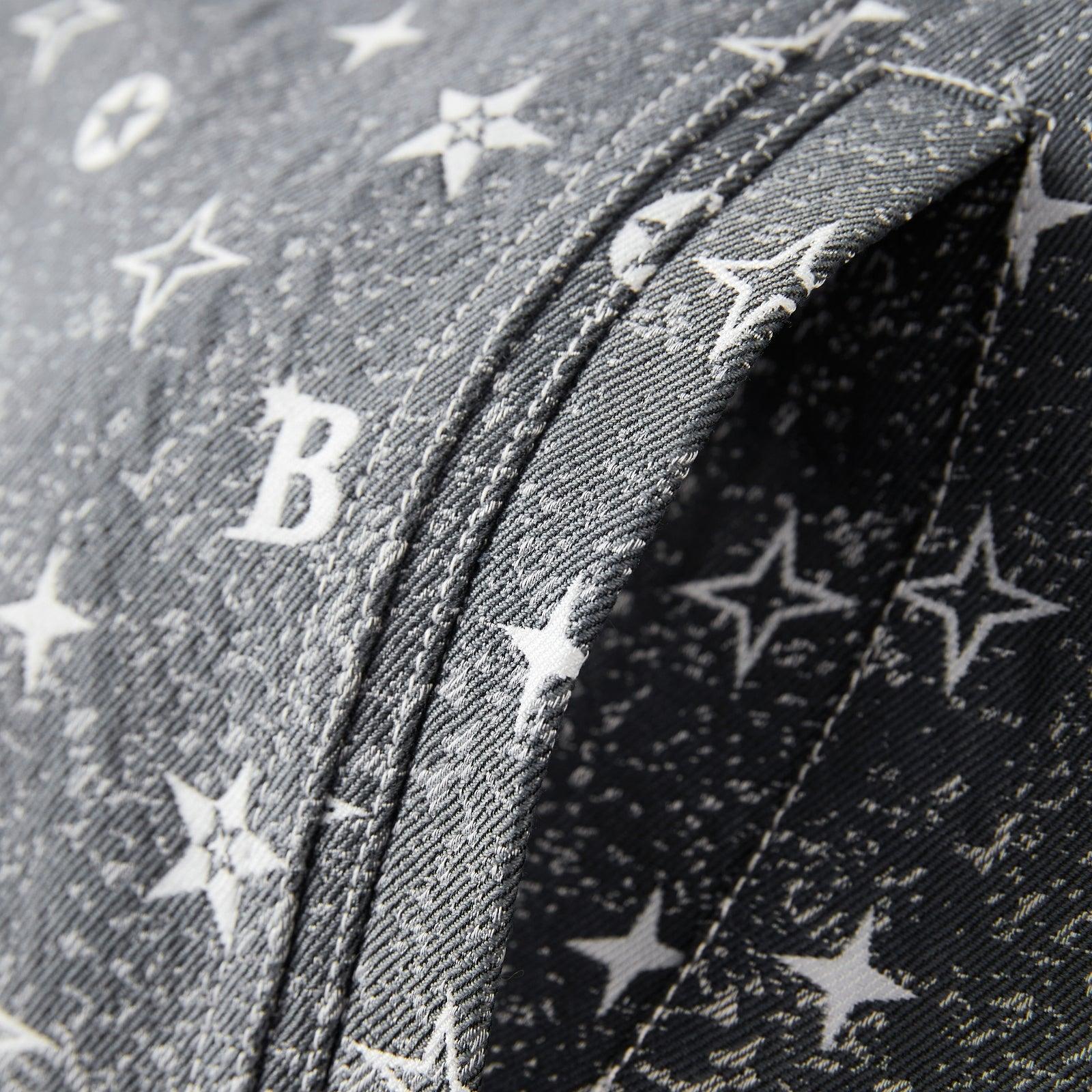 Men's Loose Fit 3D Jacquard Denim Jacket – White Gradient Design for Spring and Fall 6